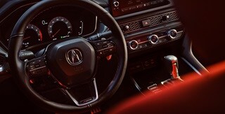 2025 Integra steering wheel detail