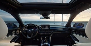 2025 Integra orchid interior cabin front view