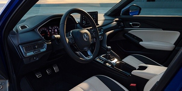 2025 Integra interior cabin from driver side in orchid