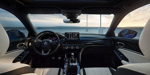 2025 Integra orchid interior cabin front view