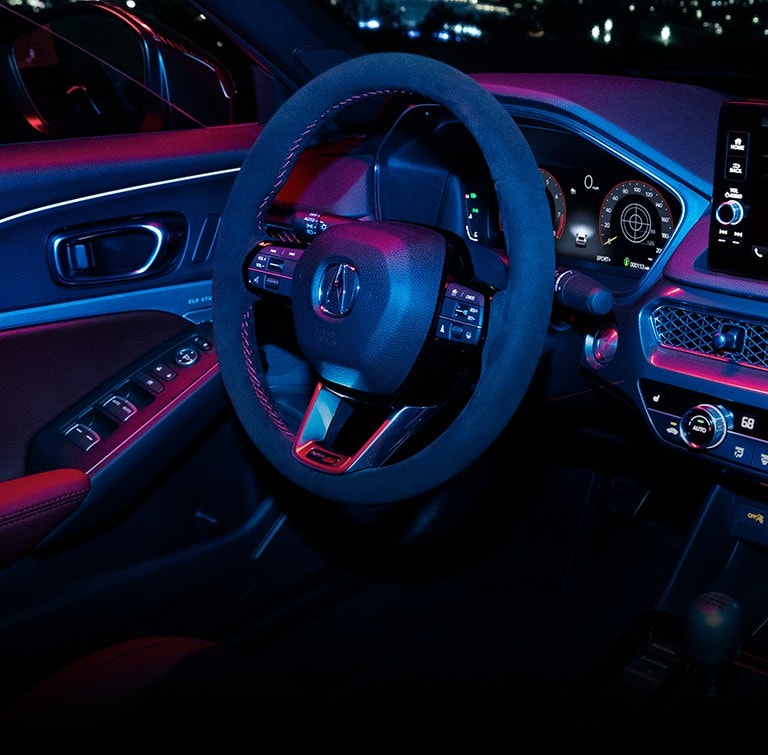 2025 Acura INTEGRA Type S  Accessories Alcantara Steering Wheel