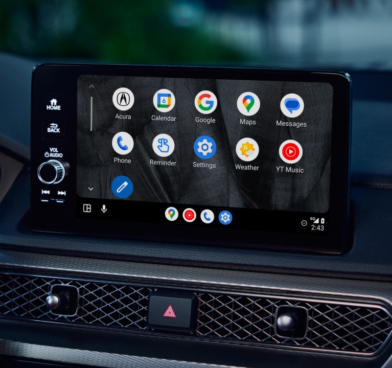 2026 Acura Integra featuring Smart Connection Android Auto Integration.