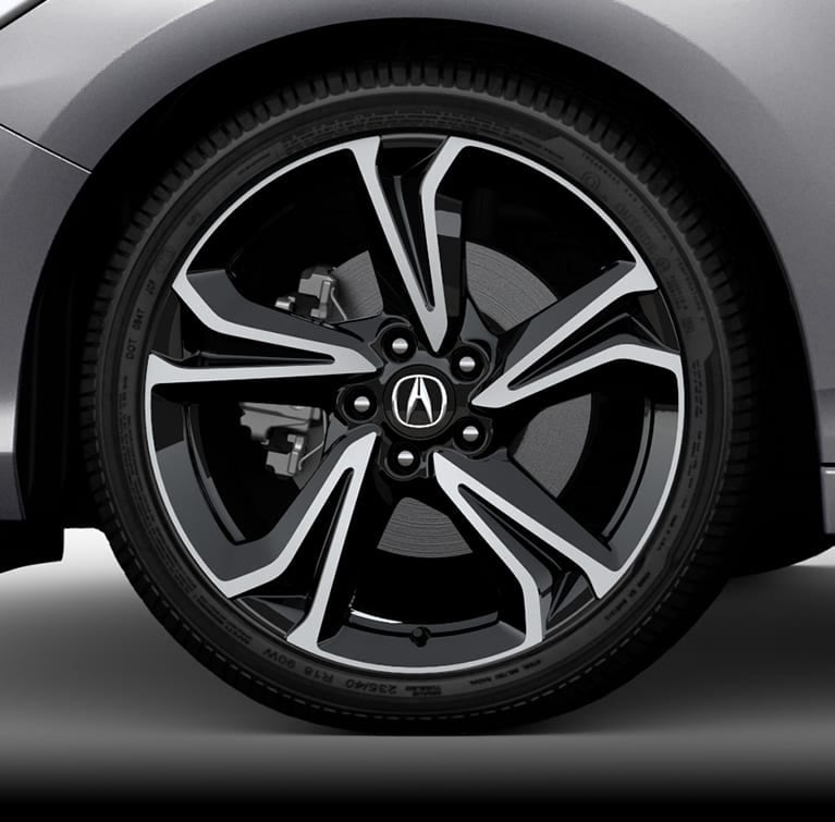 2026 Acura Integra featuring 19-in Glint Black Accessory.