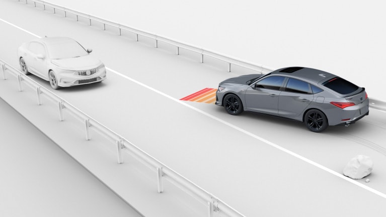 2026 Acura Integra featuring the Post-Collision Braking.