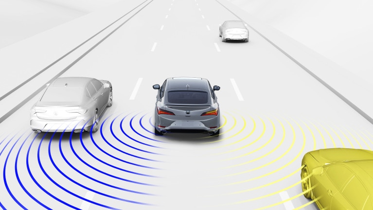 2026 Acura Integra featuring the Blind spot information System.