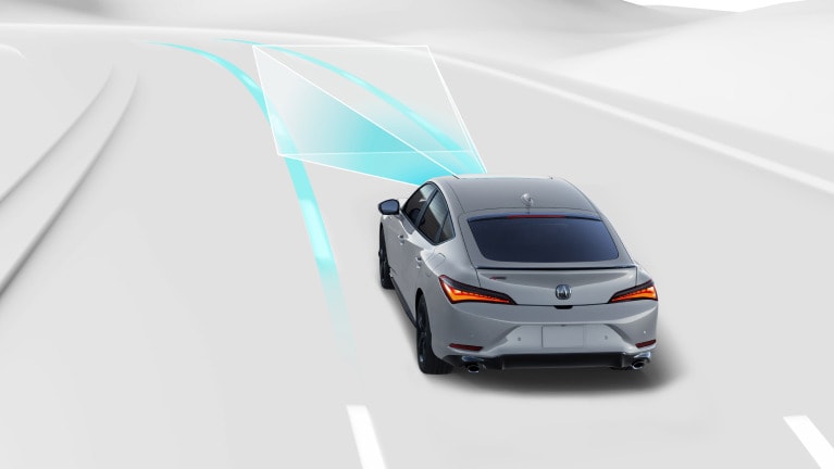 2026 Acura Integra featuring the Lane Keeping Assist System (LKAS).