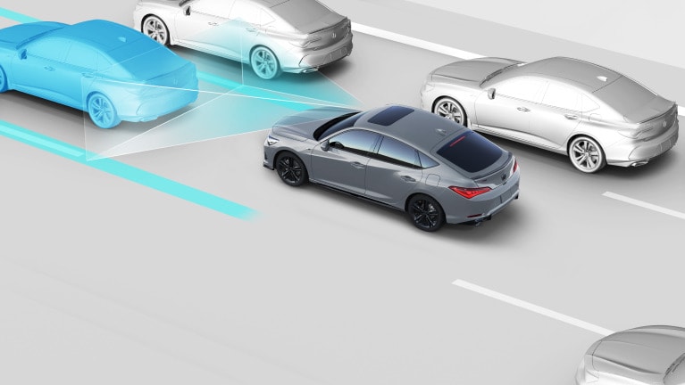 2026 Acura Integra featuring the Traffic Jam Assist.
