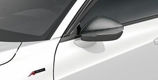 2026 Acura Integra Carbon Fiber Mirror Cover accessory.