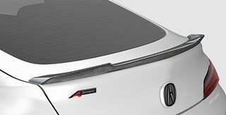 2026 Acura Integra Carbon Fiber Tailgate Spoiler accessory.