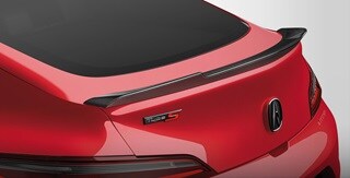 2026 Acura Integra Type S Carbon Fiber Tailgate Spoiler accessory.