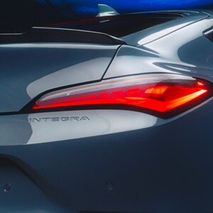 2026 Acura Integra tailight detail. 2026 Acura Integra tailight detail.