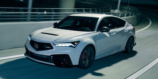 2026 Acura Integra Type S in Platinum White Pearl. 2026 Acura Integra Type S in Platinum White Pearl.