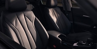 2026 Acura Integra ebony seats detail. 2026 Acura Integra ebony seats detail.