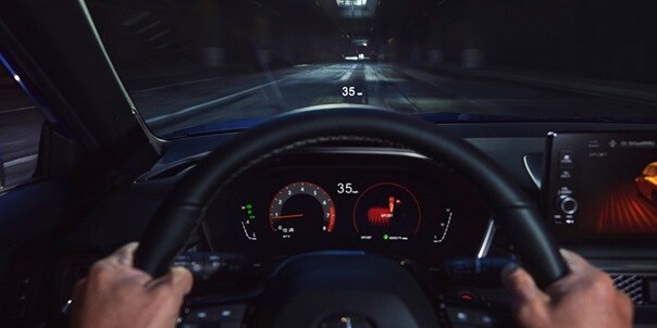 2026 Acura Integra head up display detail. 2026 Acura Integra head up display detail.