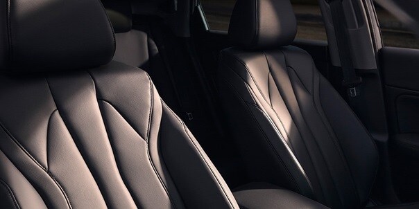 2026 Acura Integra ebony seats detail. 2026 Acura Integra ebony seats detail.