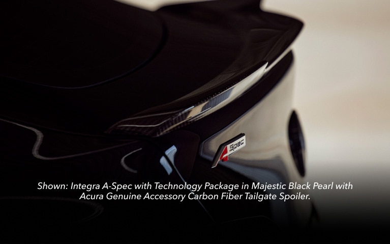 2026 Acura Integra A-Spec with Technology Package in Majestic Black Pearl with Acura Genuine Accessories