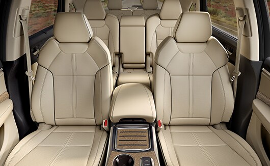 Front view of MDX Advance seats in Parchment Front view of MDX Advance seats in Parchment