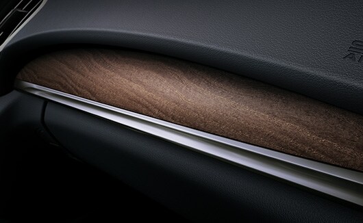 MDX in Espresso interior wood accent detail MDX in Espresso interior wood accent detail