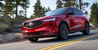 2024 Acura MDX A-Spec package featuring gloss black accents