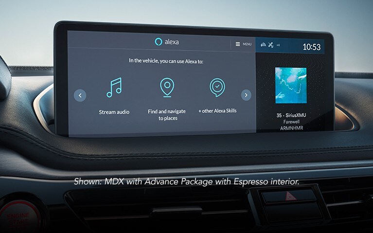 2024 MDX Alexa built-in