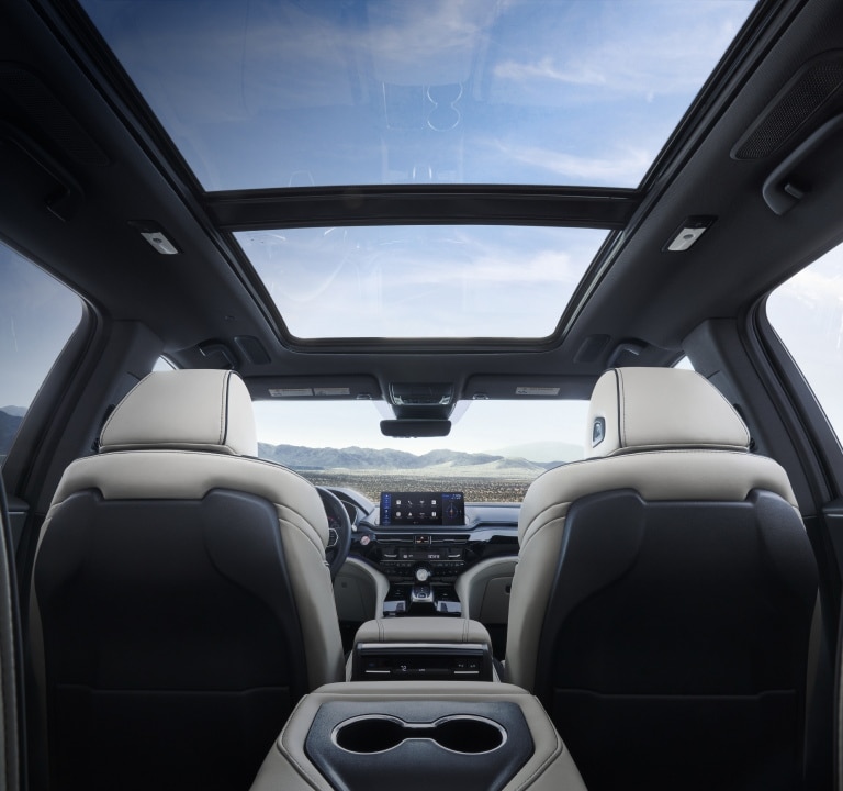 2025 Acura MDX with the wide panoramic moonroof