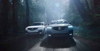 2025 Acura MDX on the road with the Acura MDX A-Spec® and Type S Advance Packages