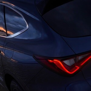 2025 Acura MDX with Chicane™ LED taillights a rear view