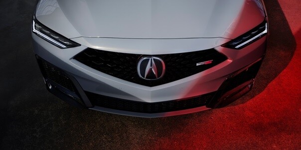 2025 Acura MDX Type S Advance in Urban Gray Pearl top front view