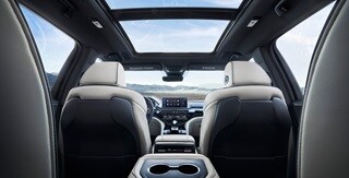 2025 Acura MDX with the wide panoramic moonroof