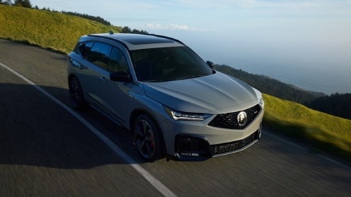 Acura MDX Type S Advance driving on the highway