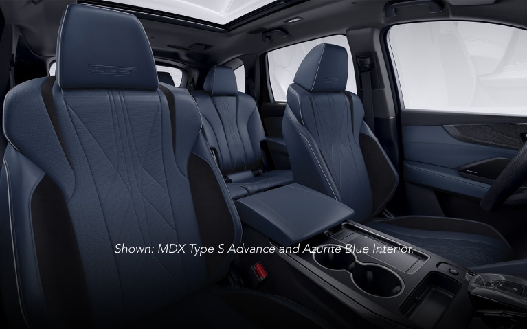Acura MDX Type S Advance and Azurite Blue Interior