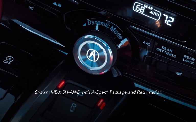 Acura MDX Type S Advance and Ebony Interior Drive modes