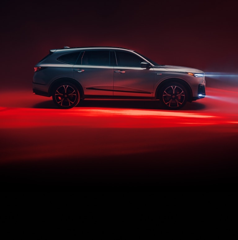 2026 Acura MDX Type S profile view in Urban Gray Pearl