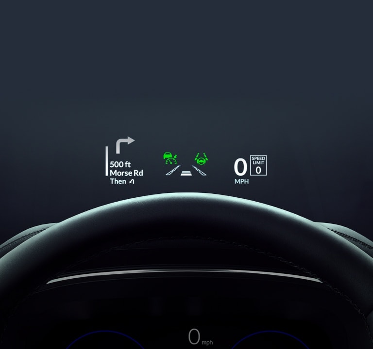 2026 Acura MDX Head-Up Display close up