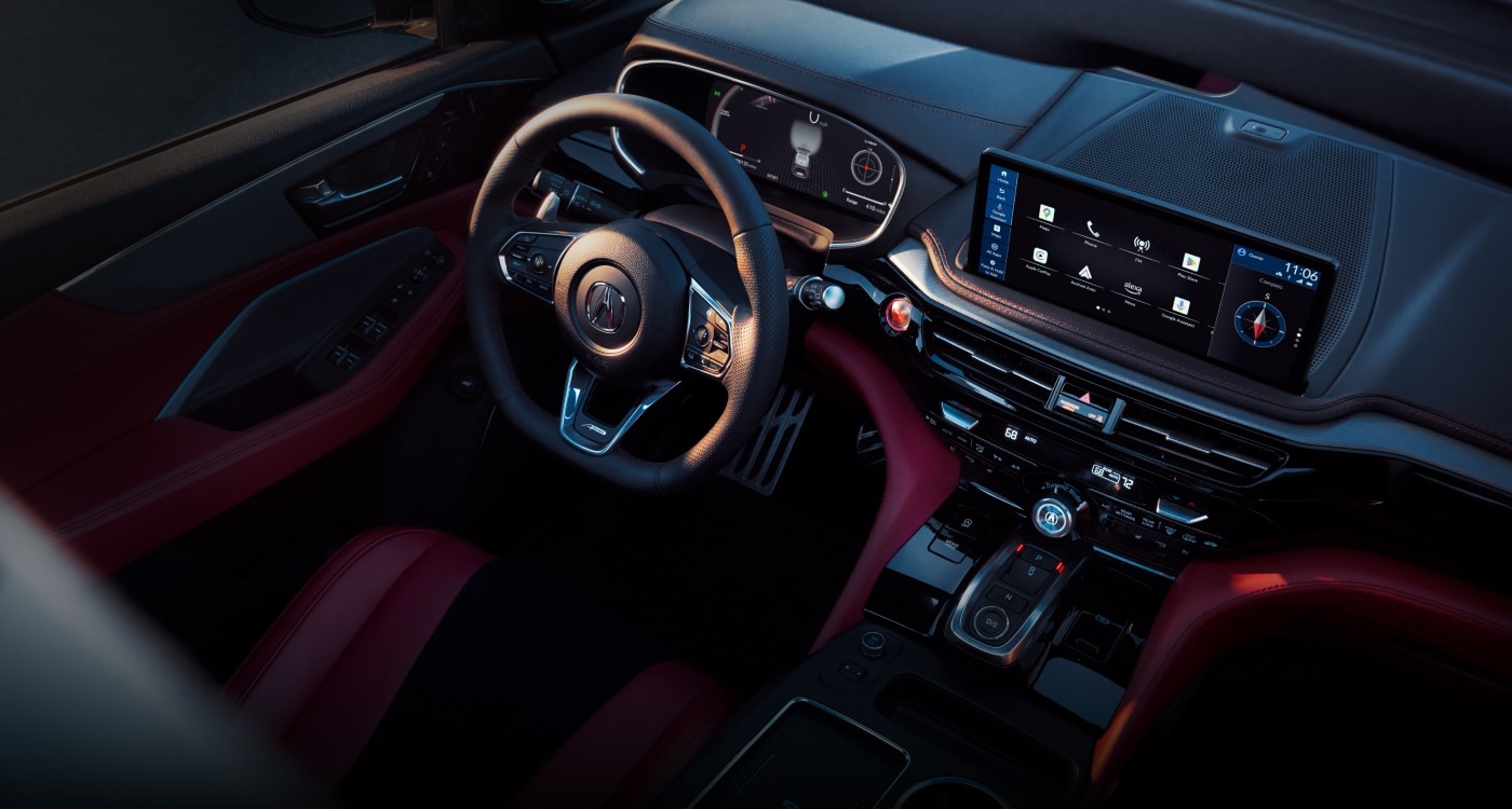 Acura MDX driving on Long Island