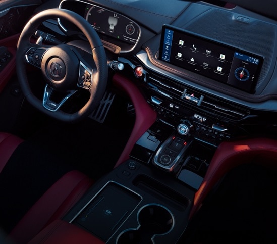 2026 Acura MDX Overview Features Interior driver side view from high angle