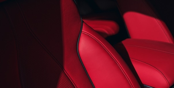 Acura 2025 RDX A-Spec Advance with the perforated Milano premium leather sport seats