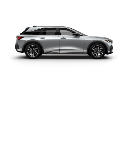 ZDX side view in Mercury Silver Metallic ZDX side view in Mercury Silver Metallic
