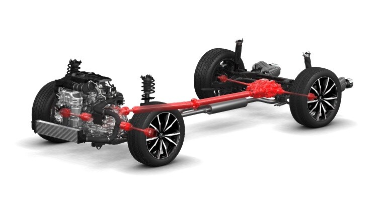 Acura 2026 RDX with SH-AWD super handling all-wheel drive system highlighted