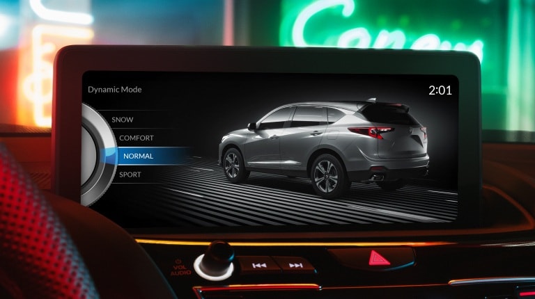 Acura 2026 RDX Integrated Dynamics System Normal mode screen