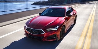 TLX 2022 SH-AWD with Advance Package in Performance Red Pearl with Acura Genuine Accessories TLX 2022 SH-AWD with Advance Package in Performance Red Pearl with Acura Genuine Accessories
