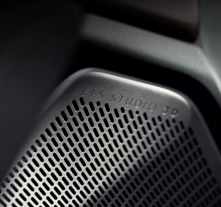 TLX speaker with ELS STUDIO® 3D Premium Audio badge
