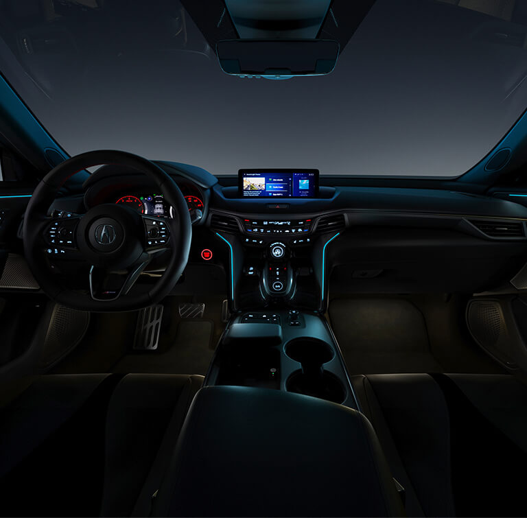 2023 TLX Ambient Lighting Model Pacific Coast