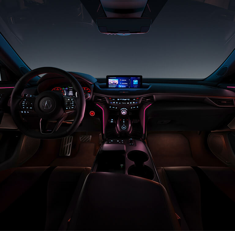 2023 TLX Ambient Lighting Model Vegas Strip