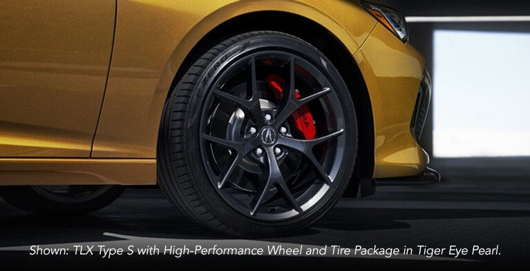 Acura 2023 TLX Type S with High-Performance wheel and Tire Package 20-in Shark Gray Lightweight Y-Spoke wheels