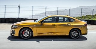 Acura 2024 TLX Type S in Tiger Eye Pearl premium paint accentuates the aggressive and aerodynamic design Acura 2024 TLX Type S in Tiger Eye Pearl premium paint accentuates the aggressive and aerodynamic design