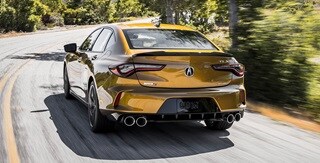 Acura 2024 TLX Type S in Tiger Eye Pearl exclusive chassis bracing and reinforcement Acura 2024 TLX Type S in Tiger Eye Pearl exclusive chassis bracing and reinforcement