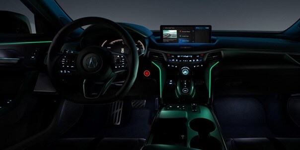 Acura 2024 TLX with A-Spec Package Ambient Lighting in Atlantic Road Acura 2024 TLX with A-Spec Package Ambient Lighting in Atlantic Road