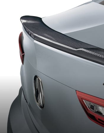 2025 Acura TLX Type S Accessory Carbon Fiber Decklid Spoiler.