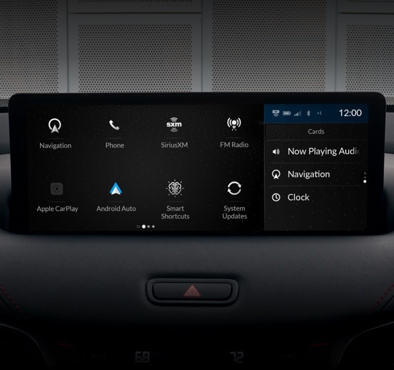 2025 Acura TLX A-Spec Package with Ebony interior center diplay.